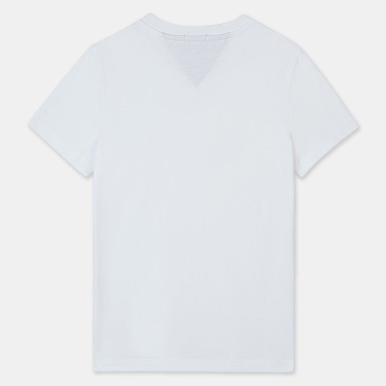 Tommy Hilfiger T-Shirt en Coton recyclé à logo rond blanc