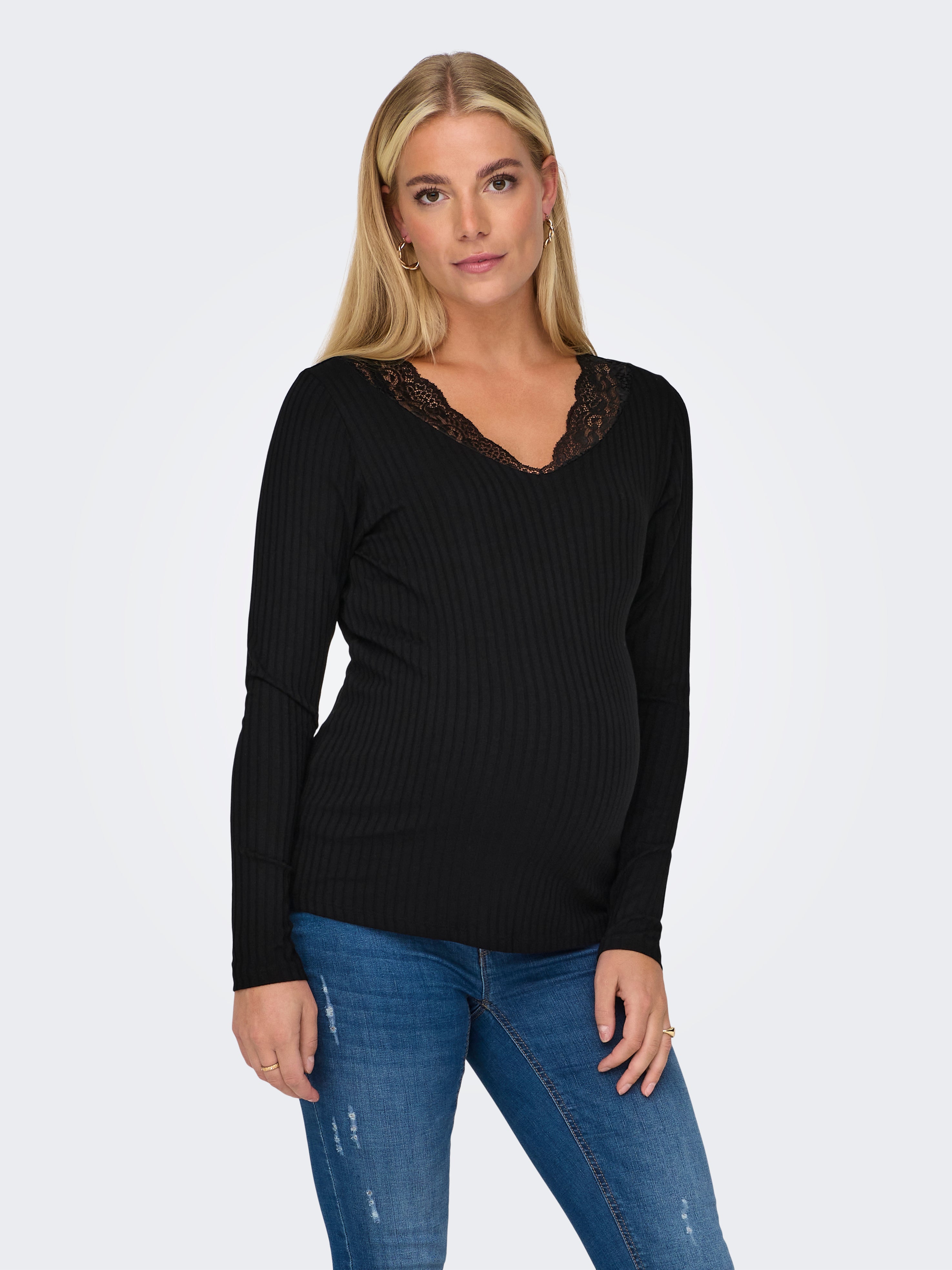 OLMAYOE Top Black