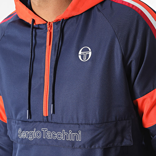 Ensemble De Survetement Cross Tracksuit 40325 Bleu Marine Rouge