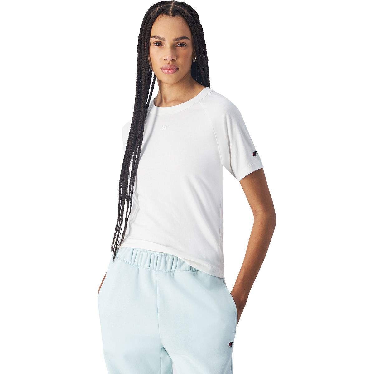 Champion Crewneck T-shirt Dame