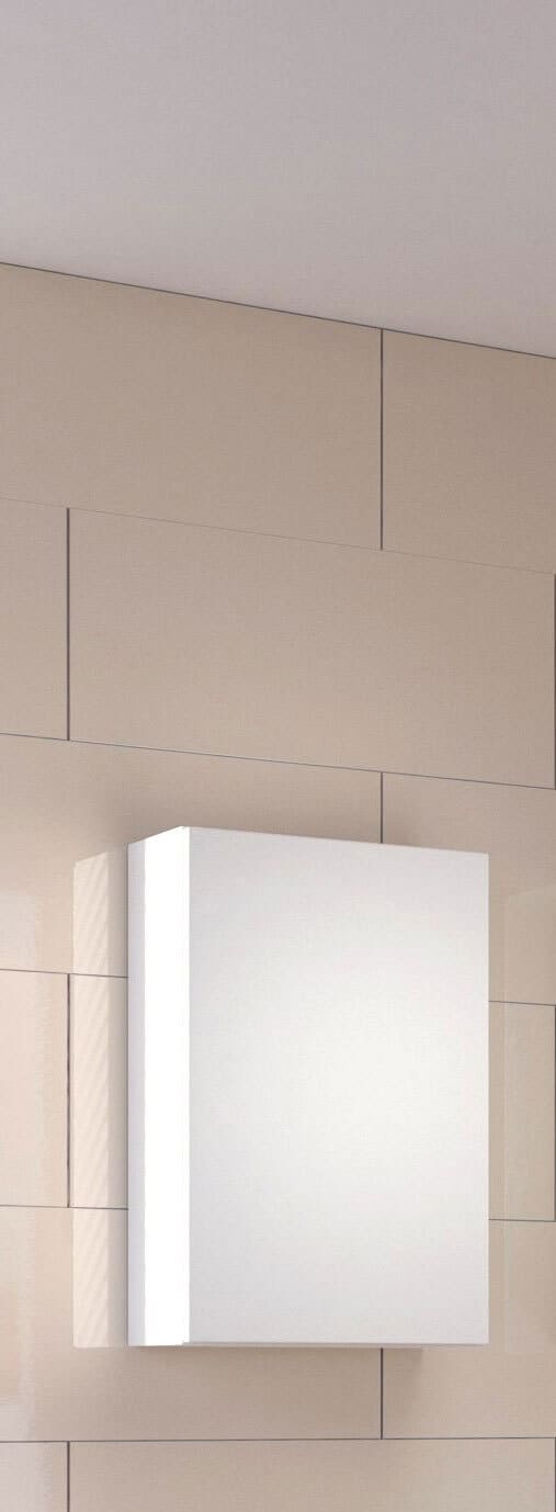 Hängeschrank BAABE 40 x 64 cm Weiß matt