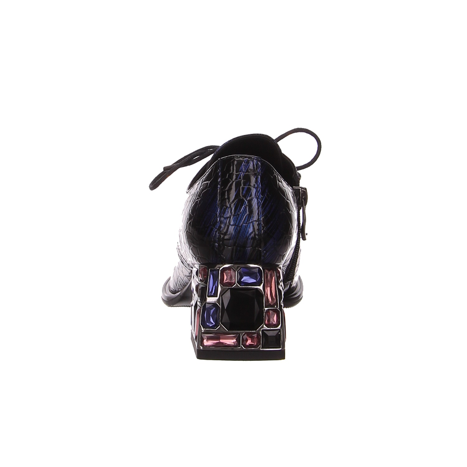 HBH Schnürschuhe blau/schwarz blau