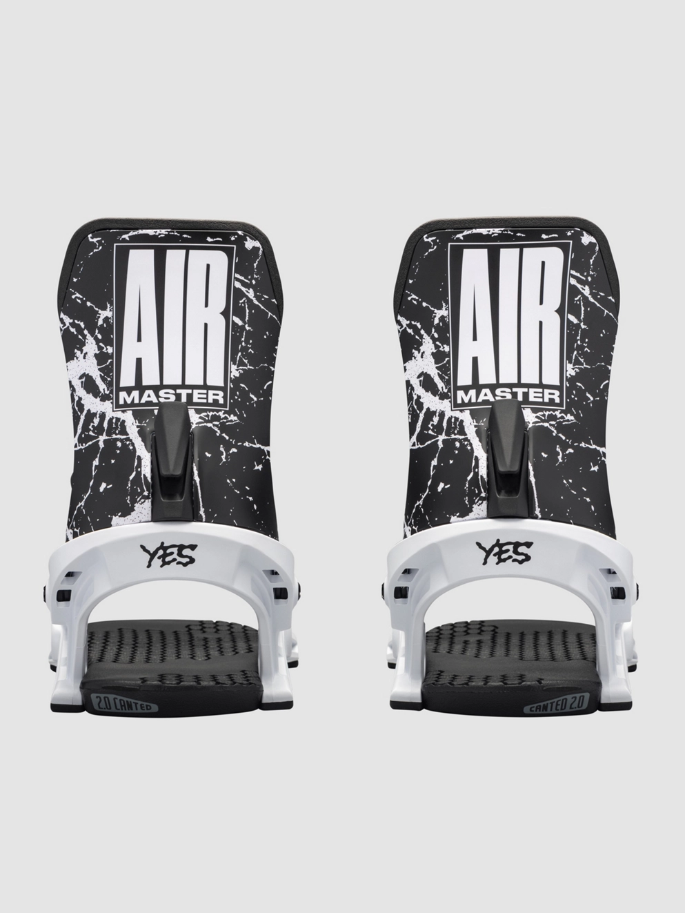 YES Airmaster 2025 Snowboard Bindings white