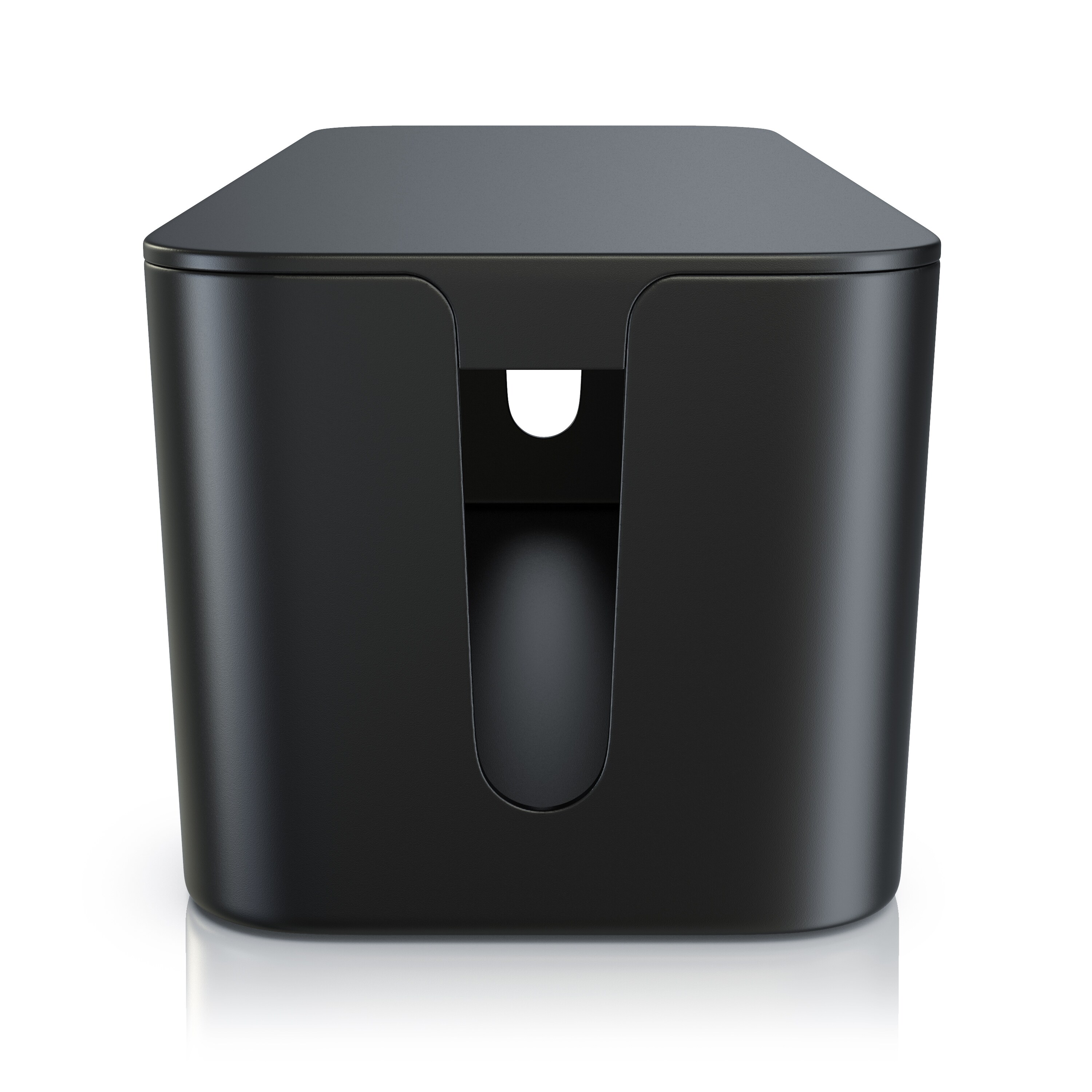 BEARWARE Kabelbox, Kabel Box mit Gummifüßen - Kabelmanagement / dezente Optik / Ladebox