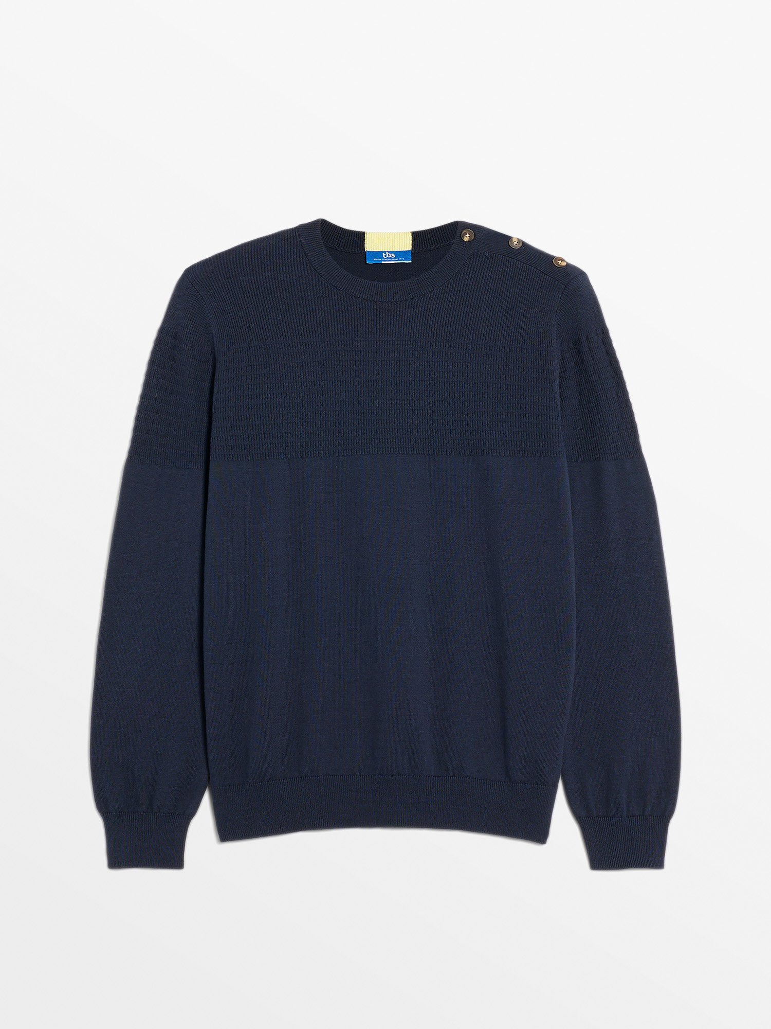 Pull Homme Eco Conçu Marine