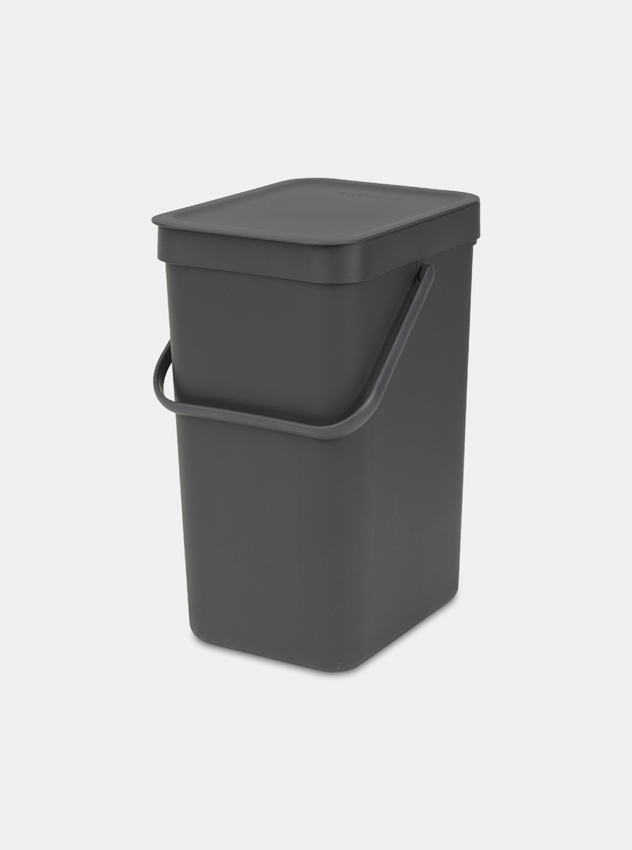 Sort & Go afvalemmer, 12 liter - Grey