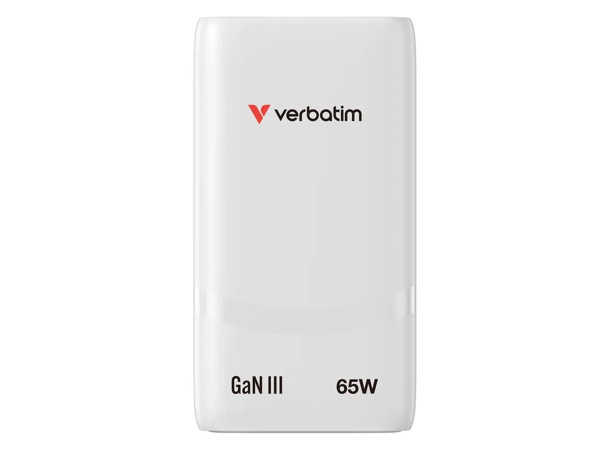 (65W) Fold n Go Dual USB C GaN Ladegerät Netzteil (32355) - Weiss