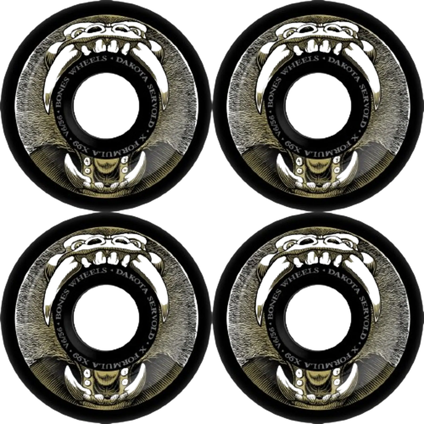 Bones Dakota Servold Skateboard Hjul 4-Pak | SkatePro