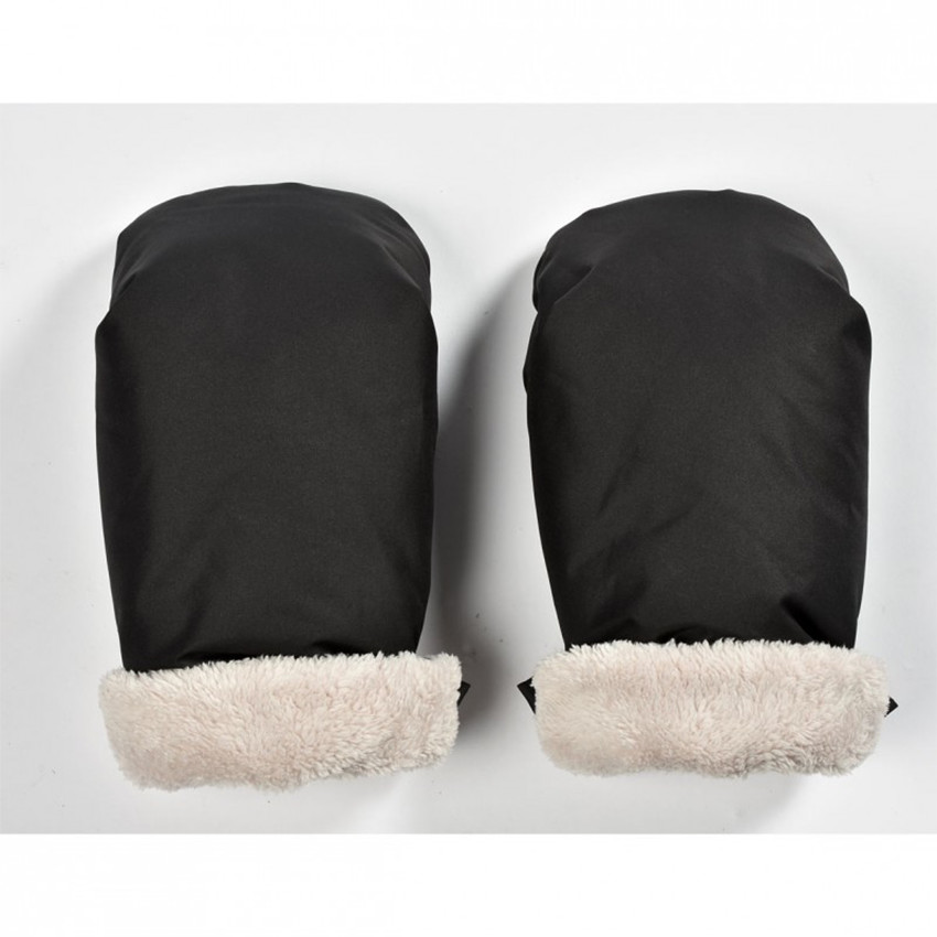 Moufles pour poussettes - Noir
