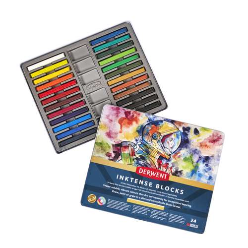 DERWENT Inktense Blocks Aquarellkreiden auf Tintenbasis Sets