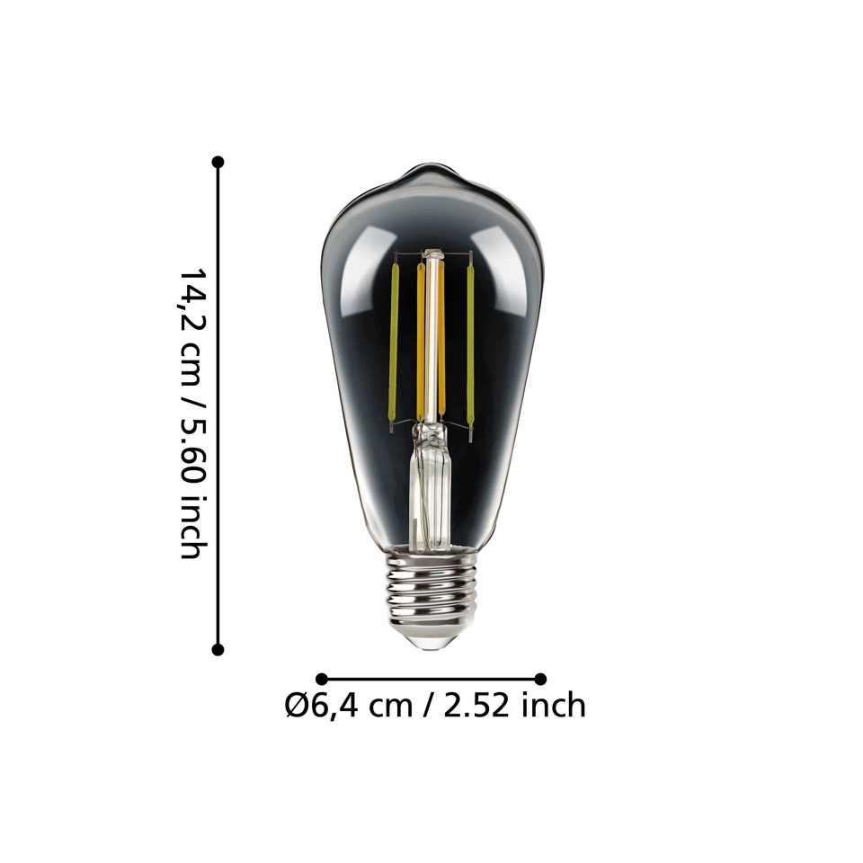 EGLO - E27 ST64, klar - TW - Zigbee, Bluetooth