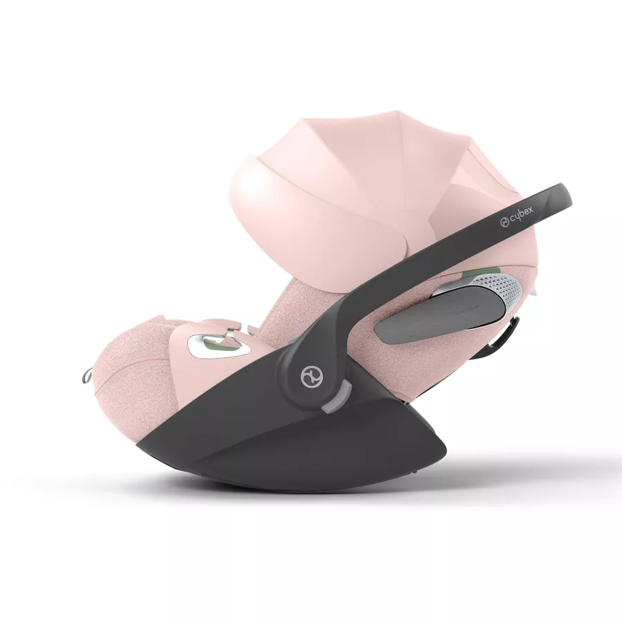 cybex PLATINUM Babyschale Cloud T I-Size Peach Pink Plus mit Basisstation Base T