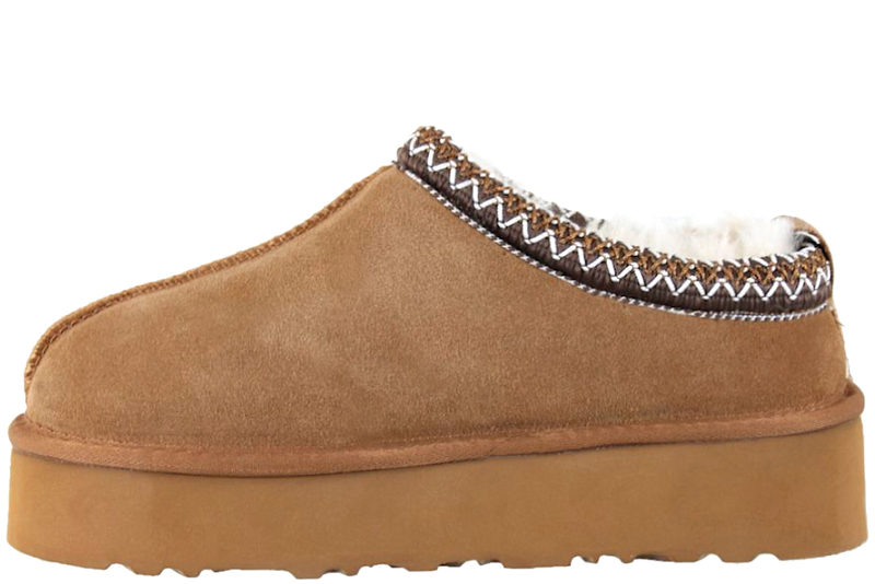 WOOLLIES AZTECA PLATEAU CHESTNUT TØFFEL KAMIKKER I LAMMESKIND