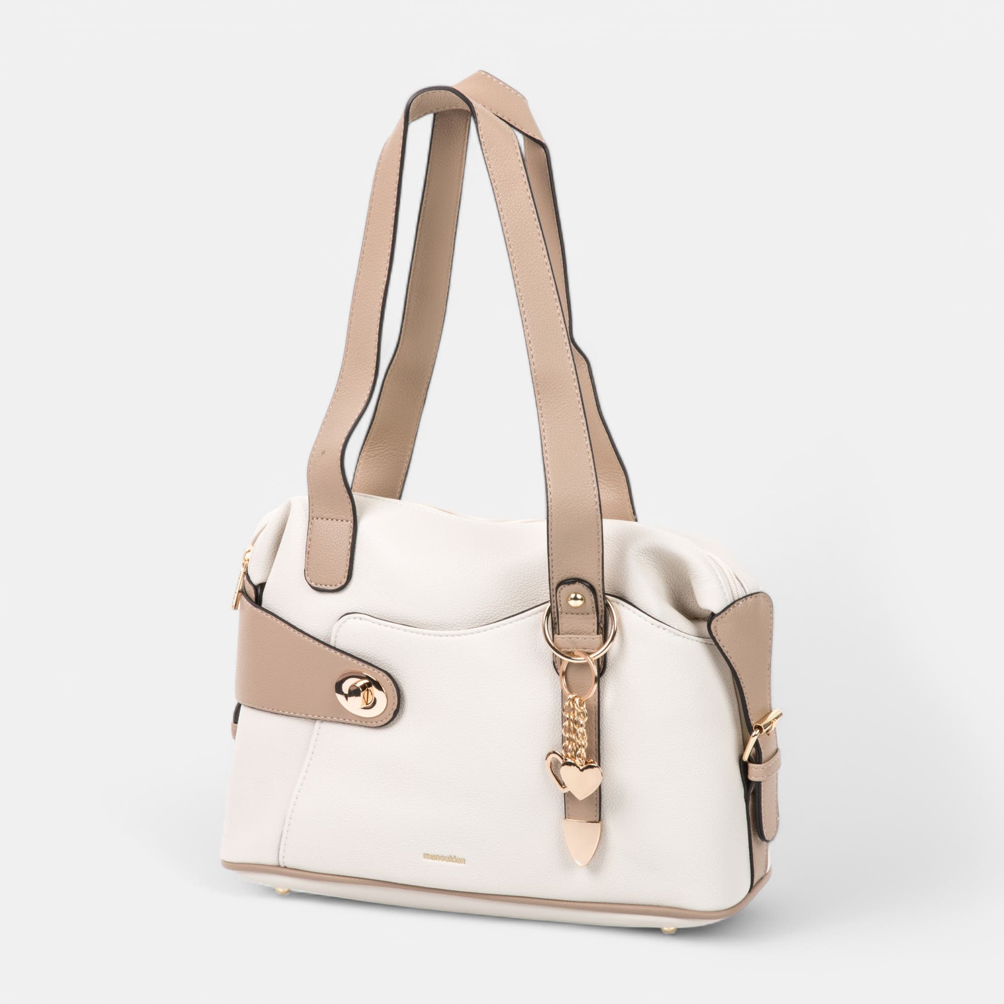 Sac à main beige
