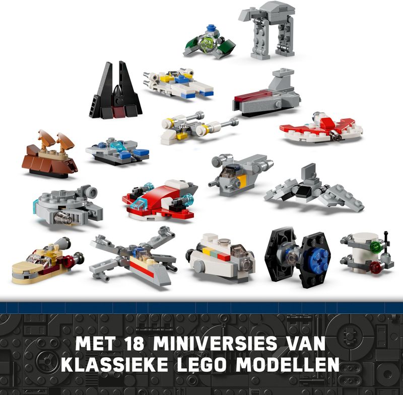 LEGO - Star Wars Adventkalender 2024 - Bouwbaar Speelgoed - Inclusief 6 Personages