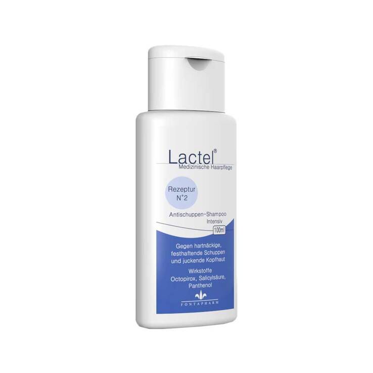 Lactel Nr.2 Shampoo intensiv gegen festhaftende Schuppen, 100 ml