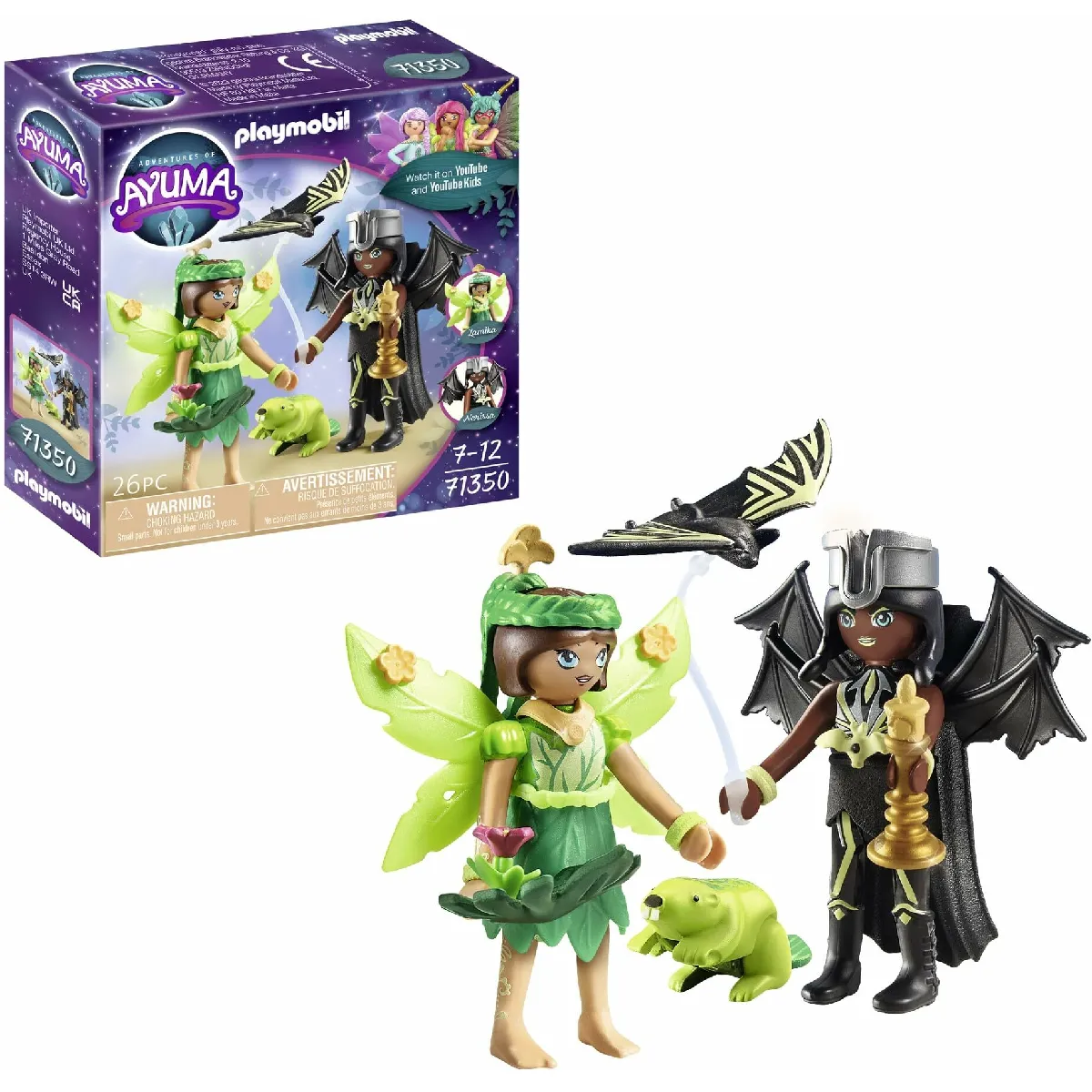 Fox Pathé Europa Playmobil 71350 Forest et Bat Fairies