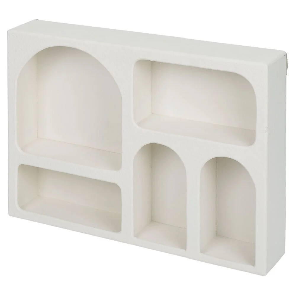 Étagère niche 50xH34x9cm bois blanc