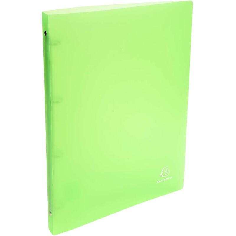 Classeur 4 anneaux plastifié Exacompta Chromaline A4 - Dos 2 cm couleurs assorties