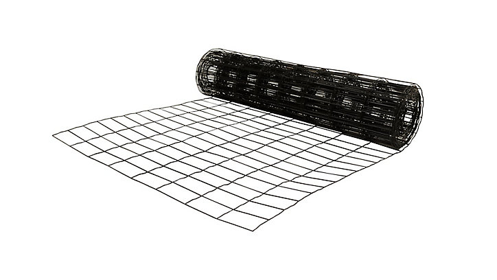 Bordure grillage maille 50 x 100 mm gris anthracite 10 x h.0,8 m