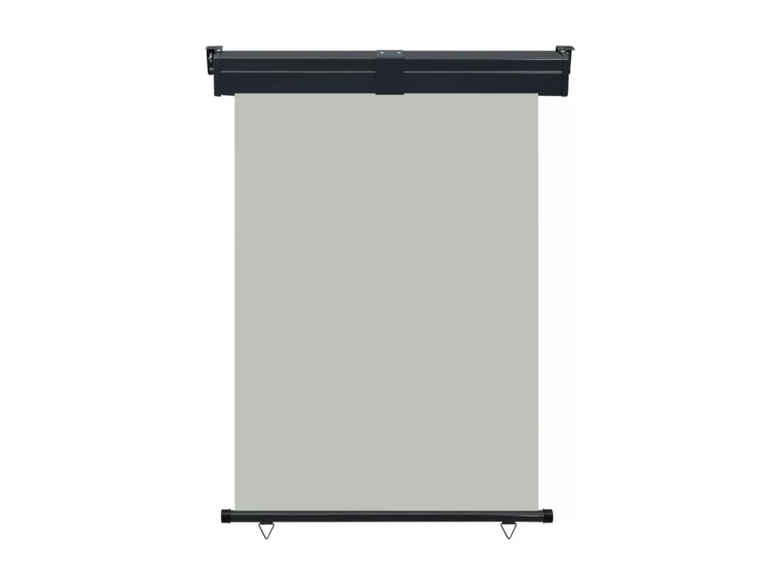 Auvent latéral de balcon 125x250 cm Gris