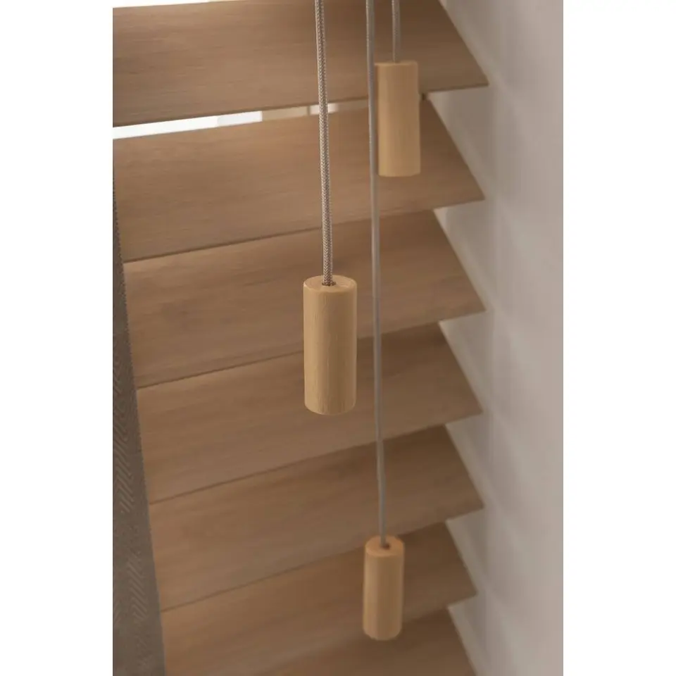 Fenstr bamboe jaloezie Tahiti 65mm - licht eiken (25951)