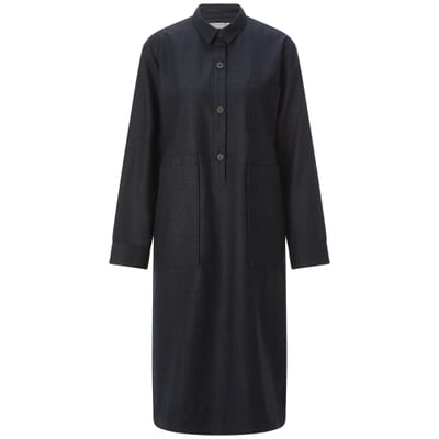 Damen-Hemdkleid, Dunkelblau
