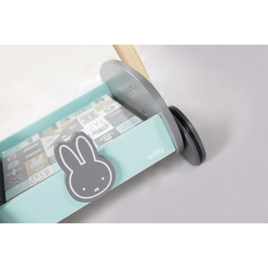 roba Schiebewagen Miffy mit Bauklötze-Set 35-tlg.