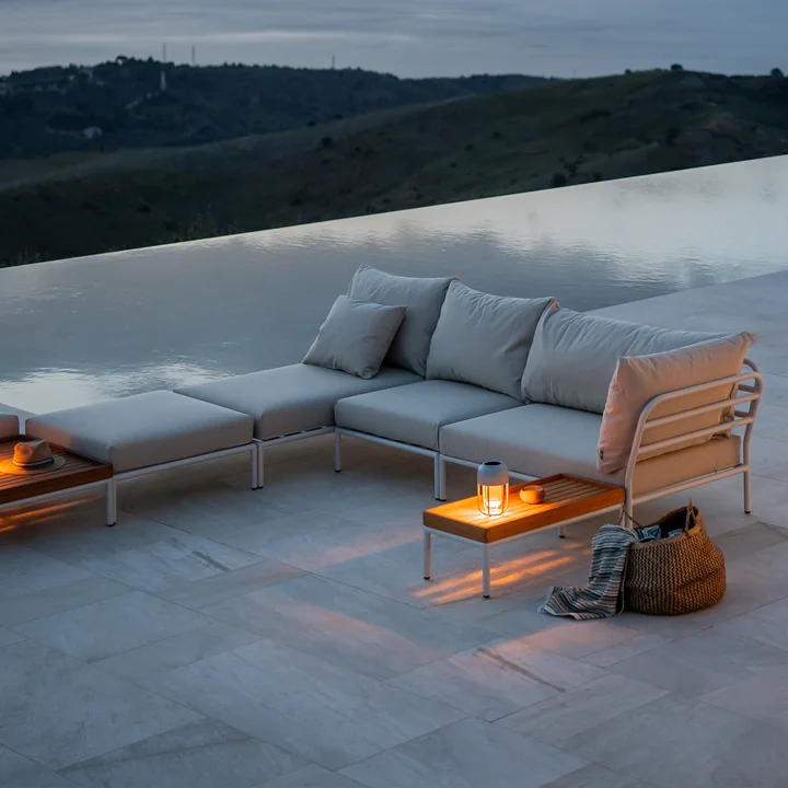 HOUE - Level 2 Sofa, rechts, dark grey / alpine