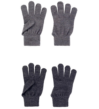 Name It Handsker - Uld - NkmWholla - 2 pak - Blåe Graphite