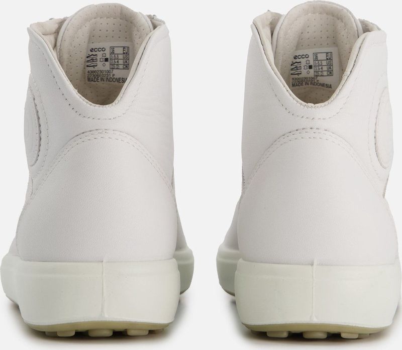ECCO - Soft 7 High Top - Sportschoenen - Zwart - Leer