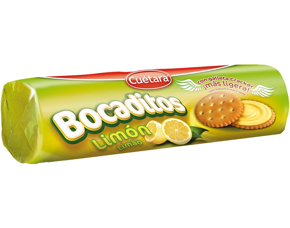 BOLACHA CUÉTARA BOCADITOS RECHEADA LIMÃO 150G