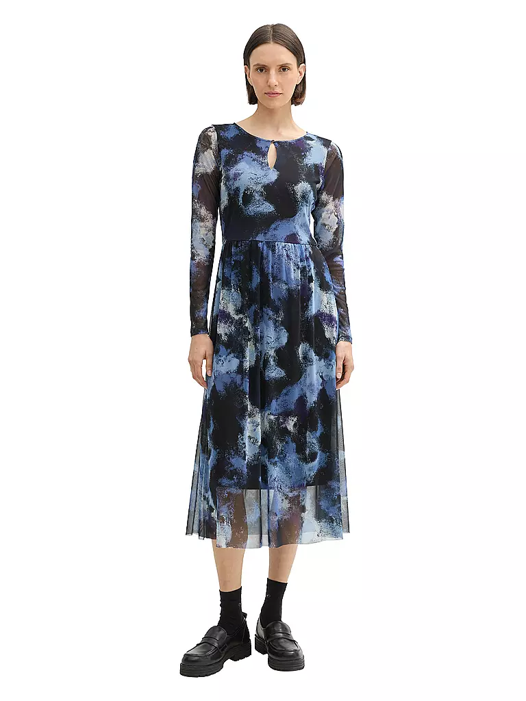 TOM TAILOR Maxikleid blau