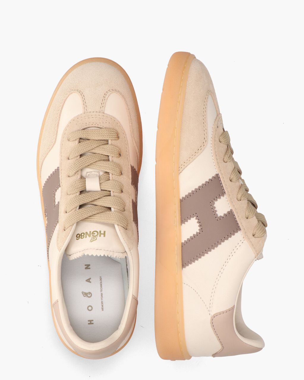 Hogan Cool Off-White/Taupe Damessneakers
