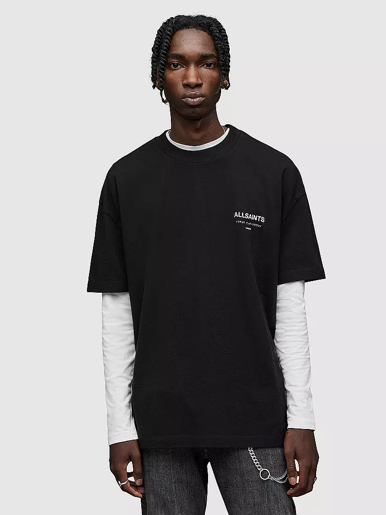 ALLSAINTS T-Shirt UNDERGROUND schwarz