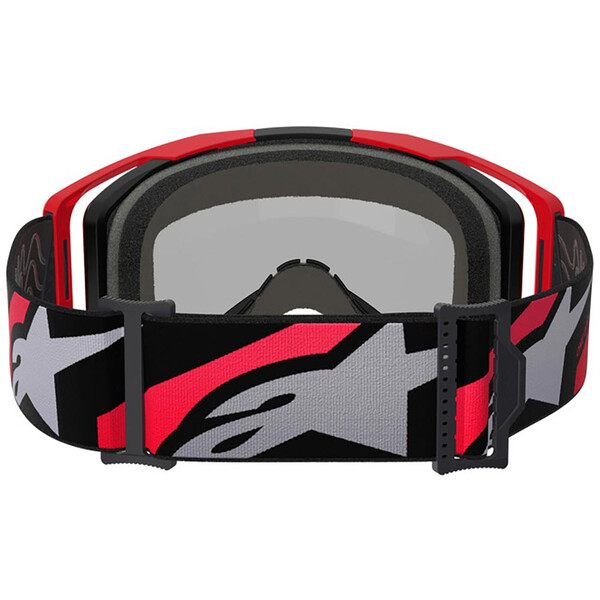 Alpinestars - Masque Vision 8 Luar Mirror Noir / Blanc / Rouge / Argent