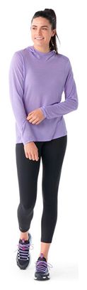 Haut à capuche Smartwool Active Ultralite Violet Femme