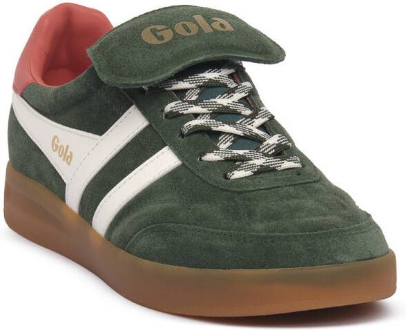 Gola Stadia '86 suède sneakers donkergroen