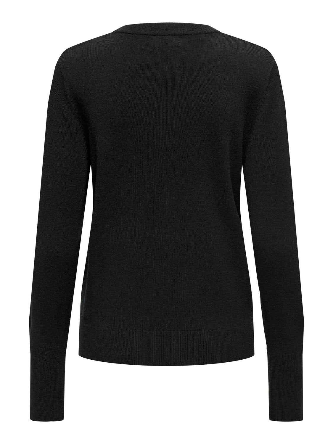 JDYMALOU Strickpullover Black