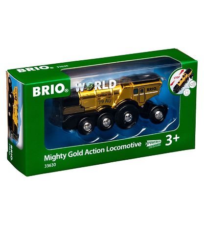 BRIO Action-Lokomotive - batteriebetrieben - Gold 33630