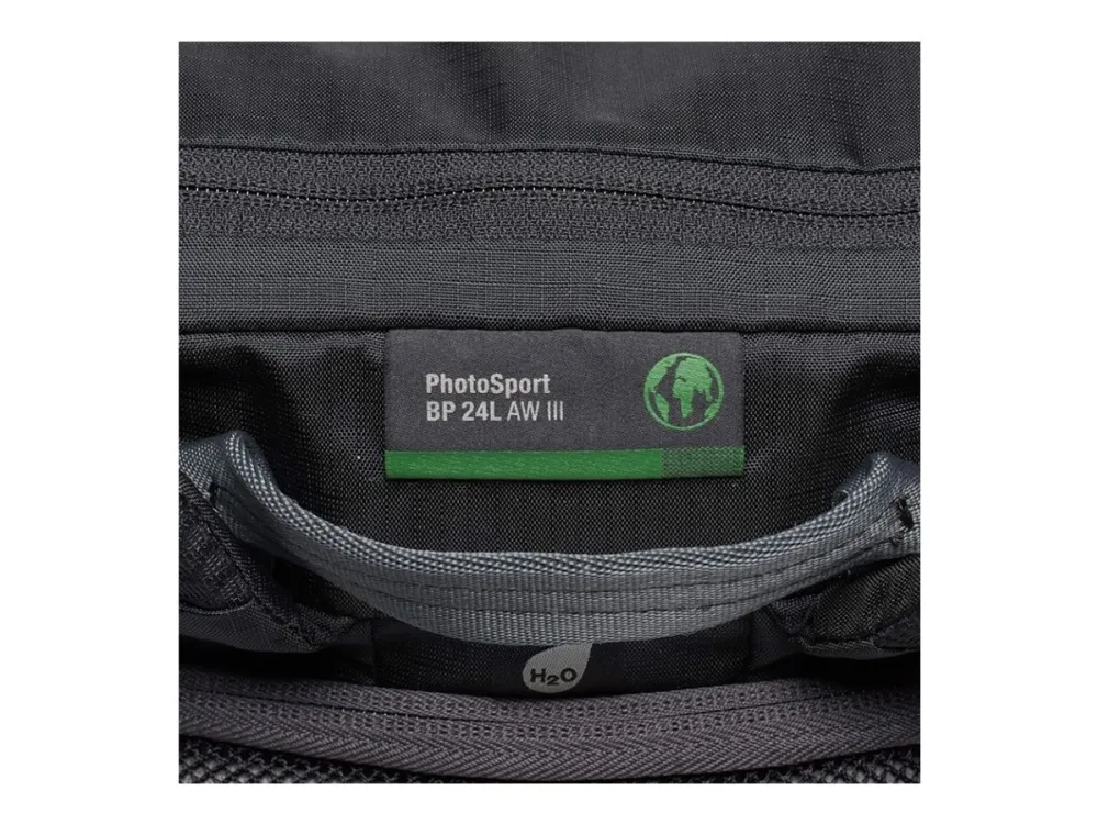 Lowepro Photo Sport BP 24L AW III (GY) - Rygsæk lille/mellem til digitalkamera med objektiver - grov - udendørs - 100 x 300D nylon, polyester - grå