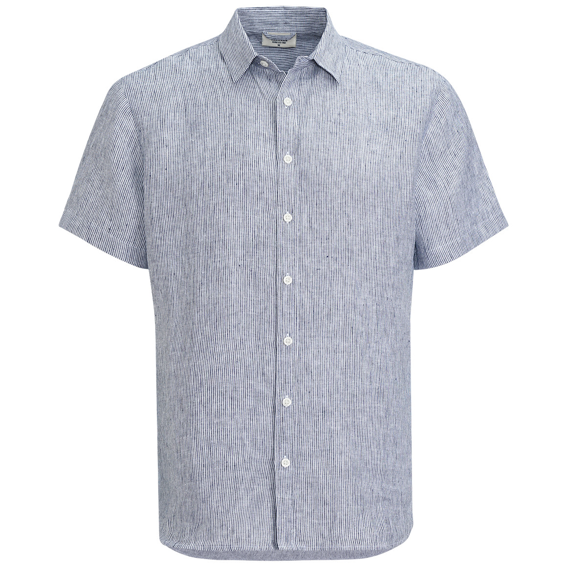 VanVaan Denim Herren Leinen-Hemd in Modern Fit dunkellila