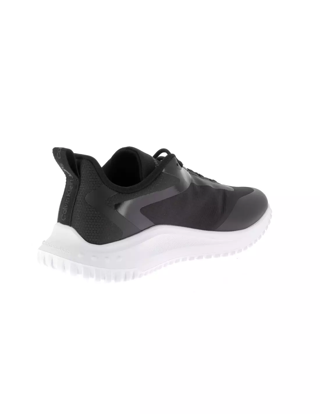 CALVIN KLEIN JEANS EVA RUNNER LOW - Baskets 0GMBLACKBRIGHTWHITE