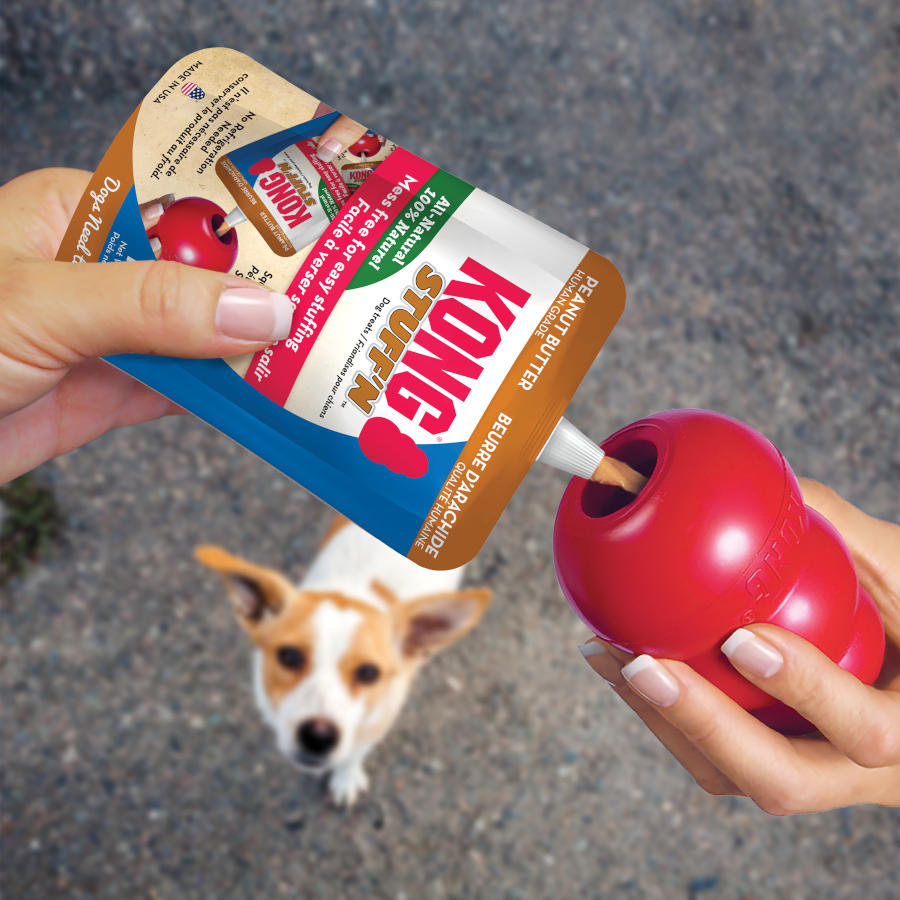 Kong Stuff'N com manteiga de amendoim para cães