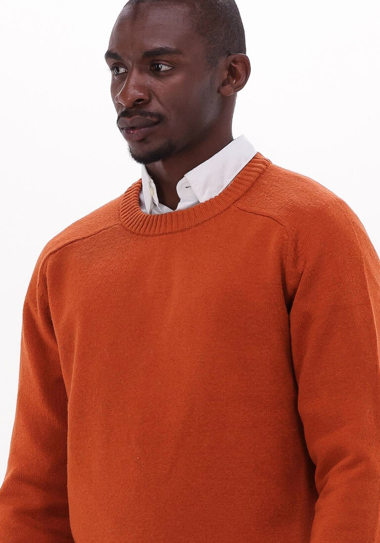 SELECTED HOMME bruine selected homme trui newcoban lambs wool crew neck w