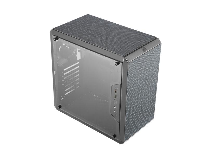 Cooler Master PC-Gehäuse MasterBox Q500L Flexibel gestaltbarer Mid-Tower mit Mini-Tower Abmessungen