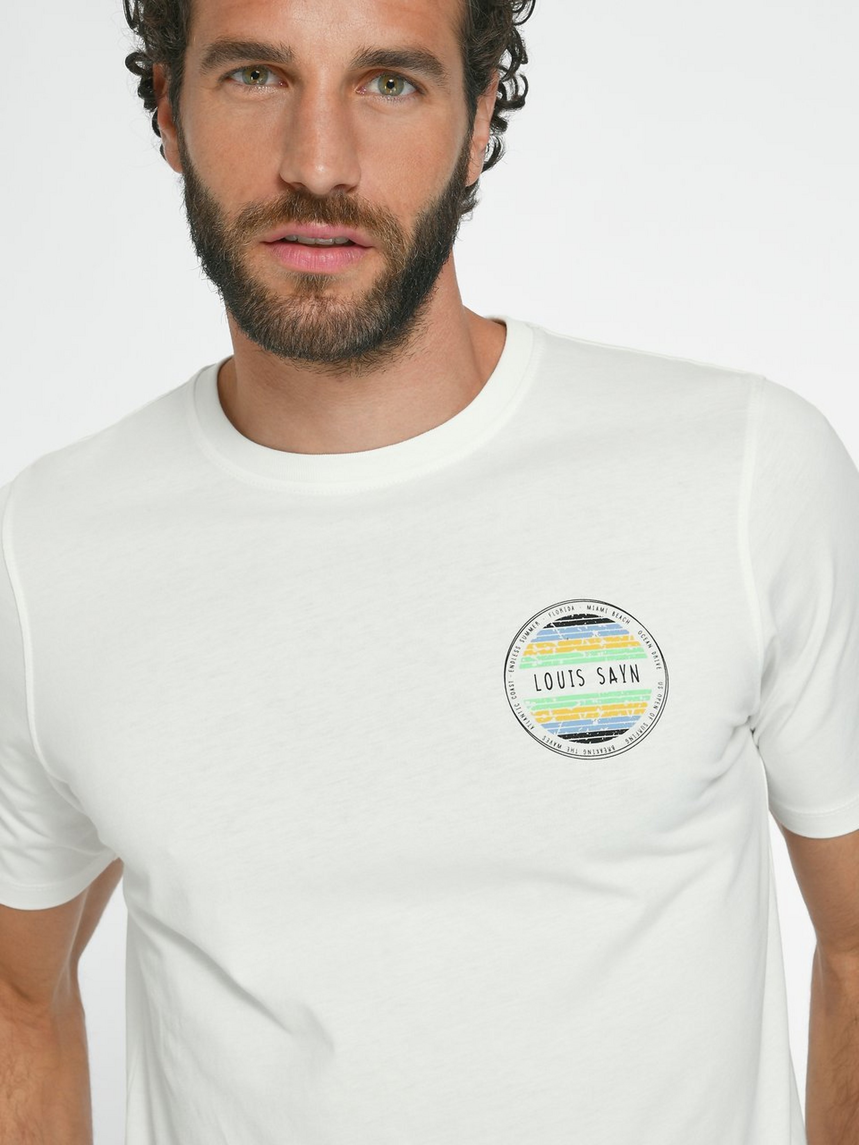 Rundhals-Shirt