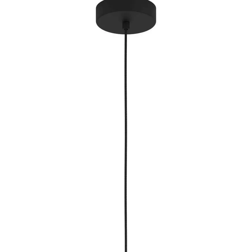 EGLOPintoTextil1Hanglamp-E27-Ø12cm-Zwart