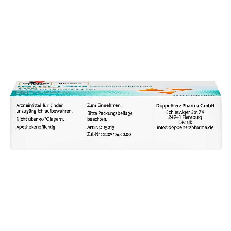 IBU-LYSIN DoppelherzPharma 400 mg Filmtabletten , 20 St