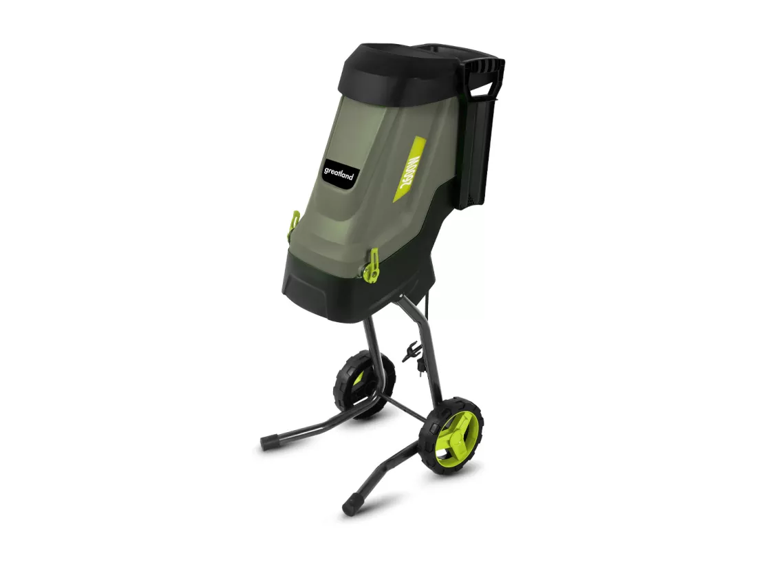 Broyeur de végétaux électrique 2600W avec sac récupérateur de 45L
